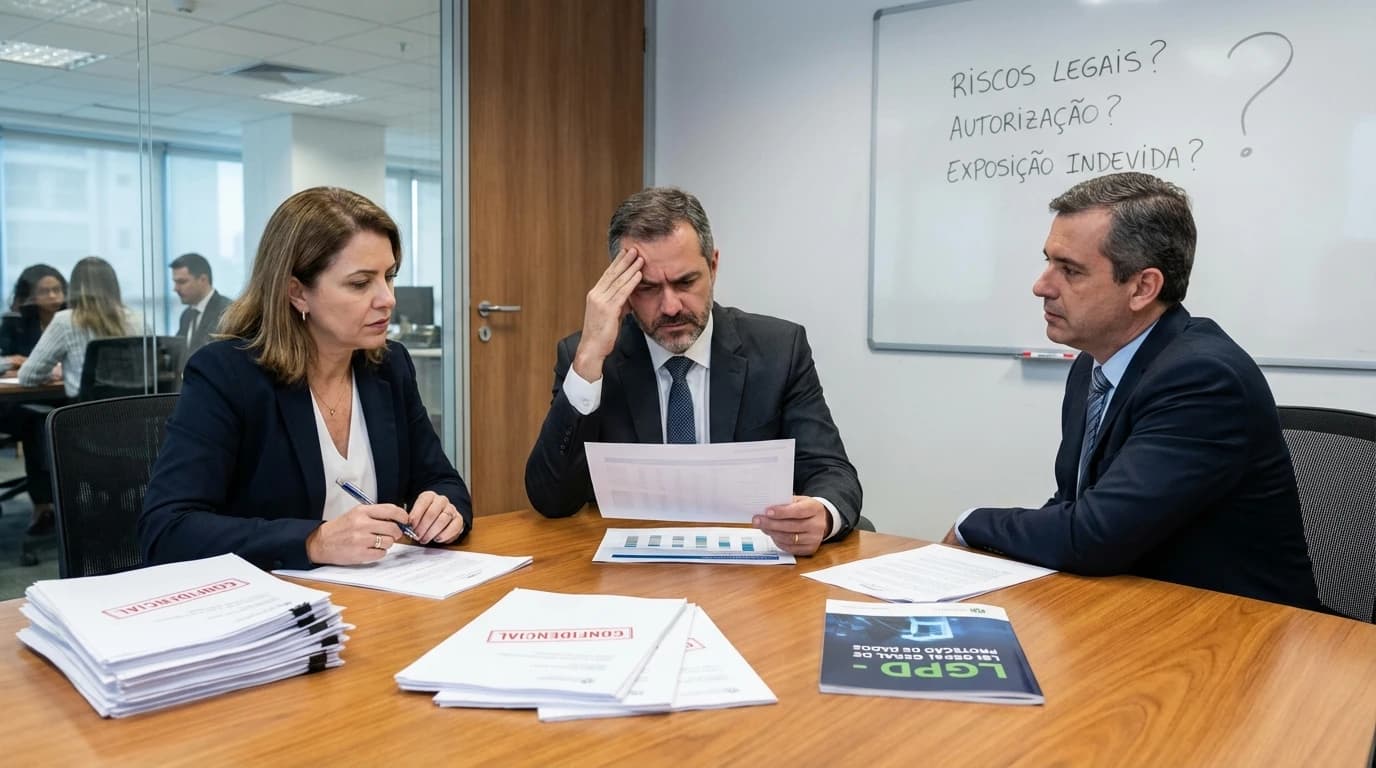 Receio jurídico e dúvidas da LGPD